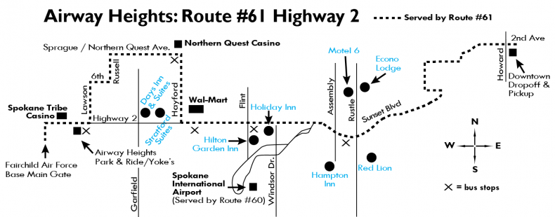 Airway Heights Map