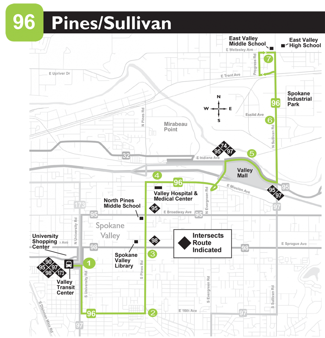96 Pines/Sullivan | Spokane Transit Authority
