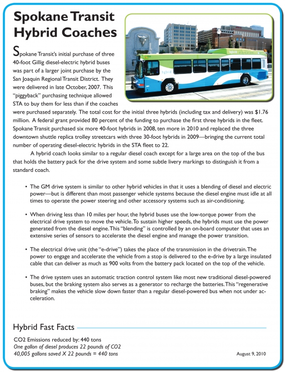 STA Hybrid Fact Sheet Image.