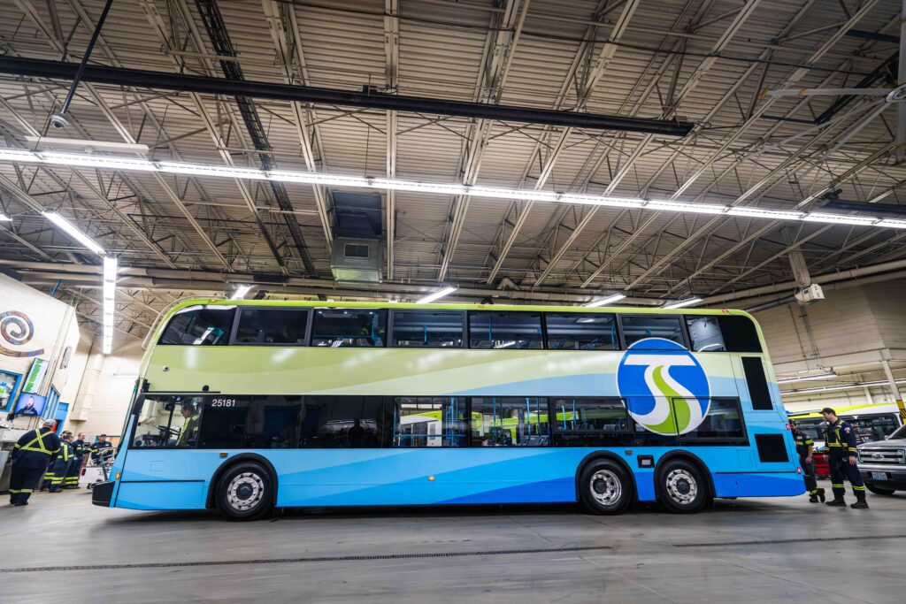 STA double decker bus.