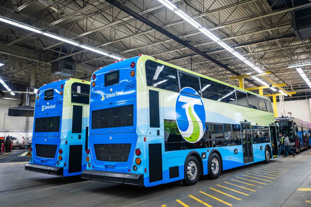 STA double decker bus.