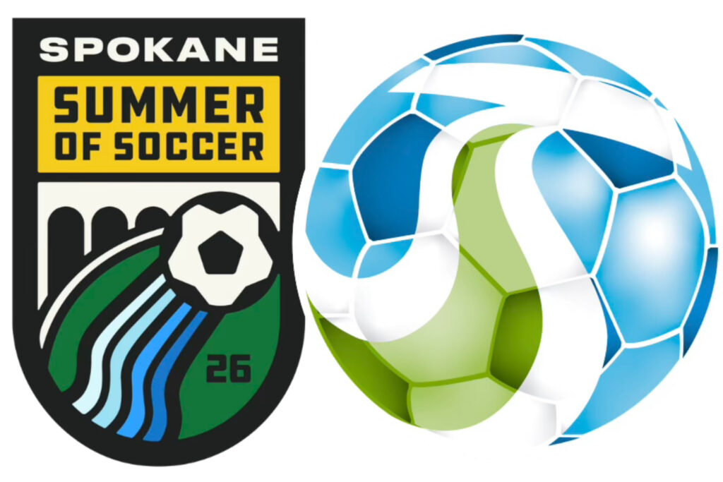 Spokane Summer of Soccer Logo with STA Soccer Ball